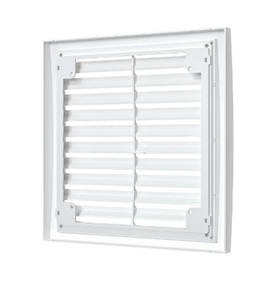 Решетка накладная ERA 2020РР 200х200 мм разъемная белая