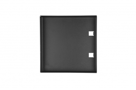 Решетка скрытого монтажа FoZa ПОД ПЛИТКУ 237х237 с вентилятором 125СНК, обратный клапан, таймер+датчик влажности, черная, d125мм